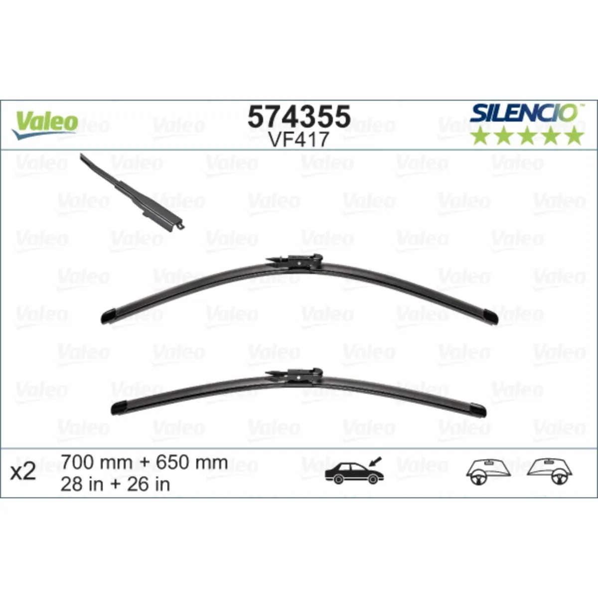 METL VM417 574355 ( 119401 ) VALEO 700/650 PEUG307 