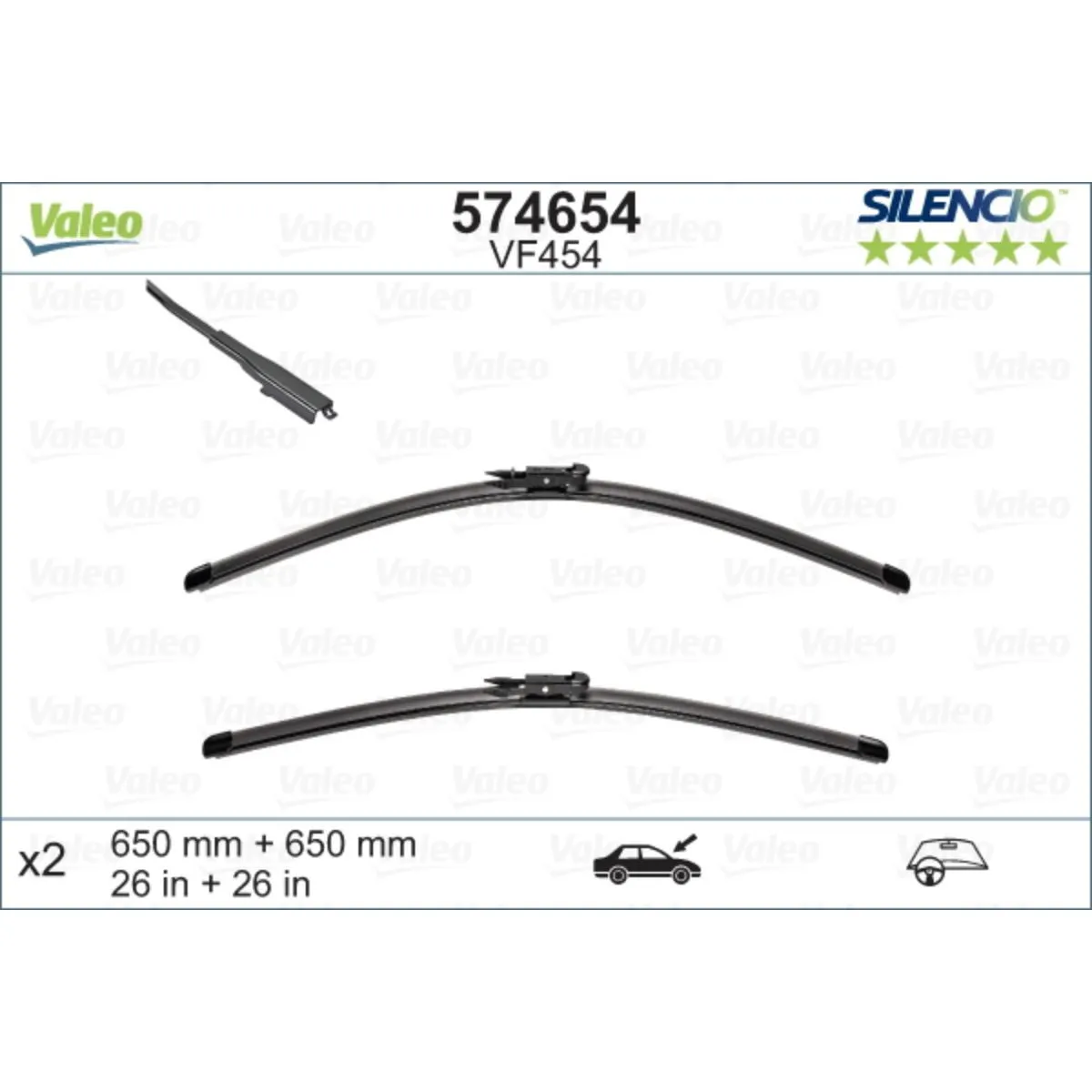 METL VM454 574654 ( 119422 ) VALEO 650/650 AUDI Q7 