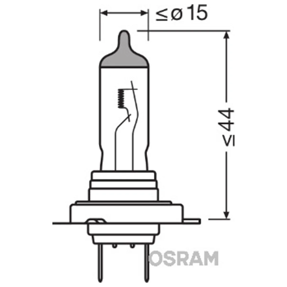 SIJAL 12/ H7 64210 ( 64210-01B ) 55W PX26D OSRAM 