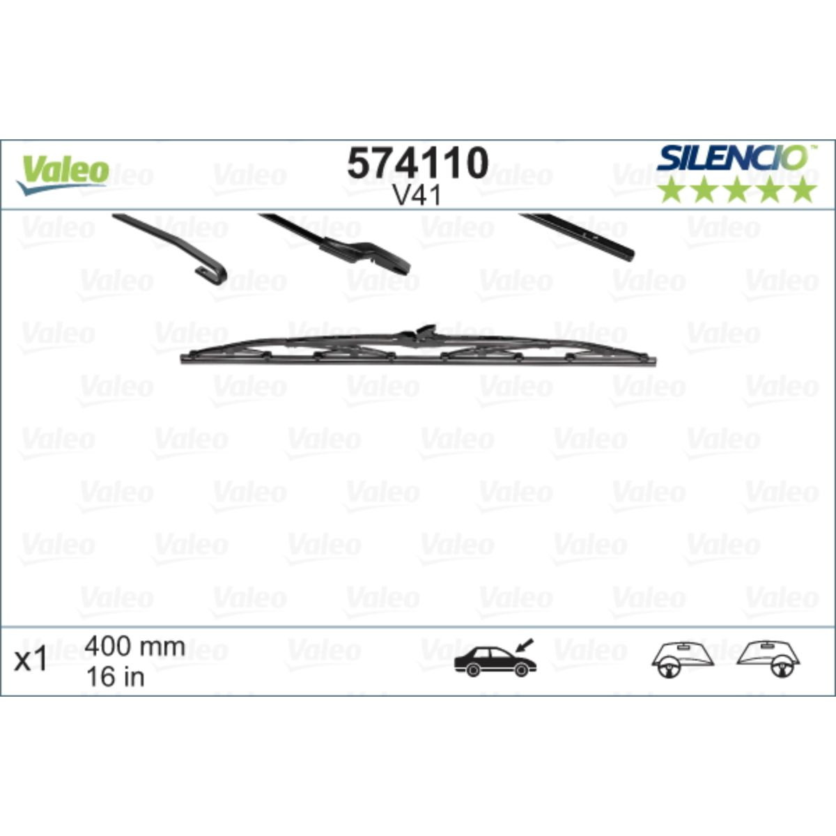 METL V41 574110 ( 116108 ) VALEO 400 MM 