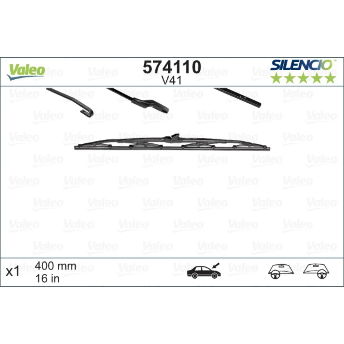 METL V41 574110 ( 116108 ) VALEO 400 MM 