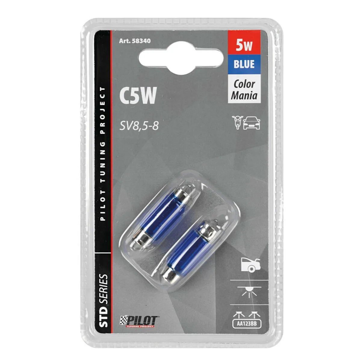 SIJ 58340 5W SV8 PLAVA PAR 