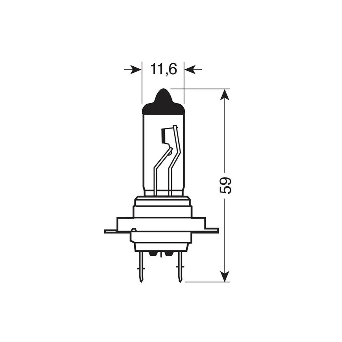 SIJ 12VH7 55W 58196 PAR BLU-XENON 