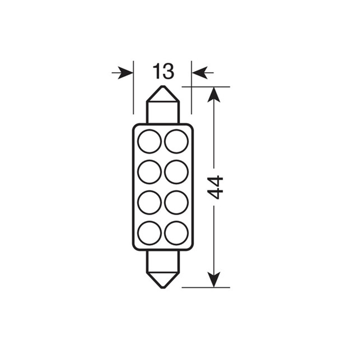 SIJ LED 58439 12V SULF PAR 