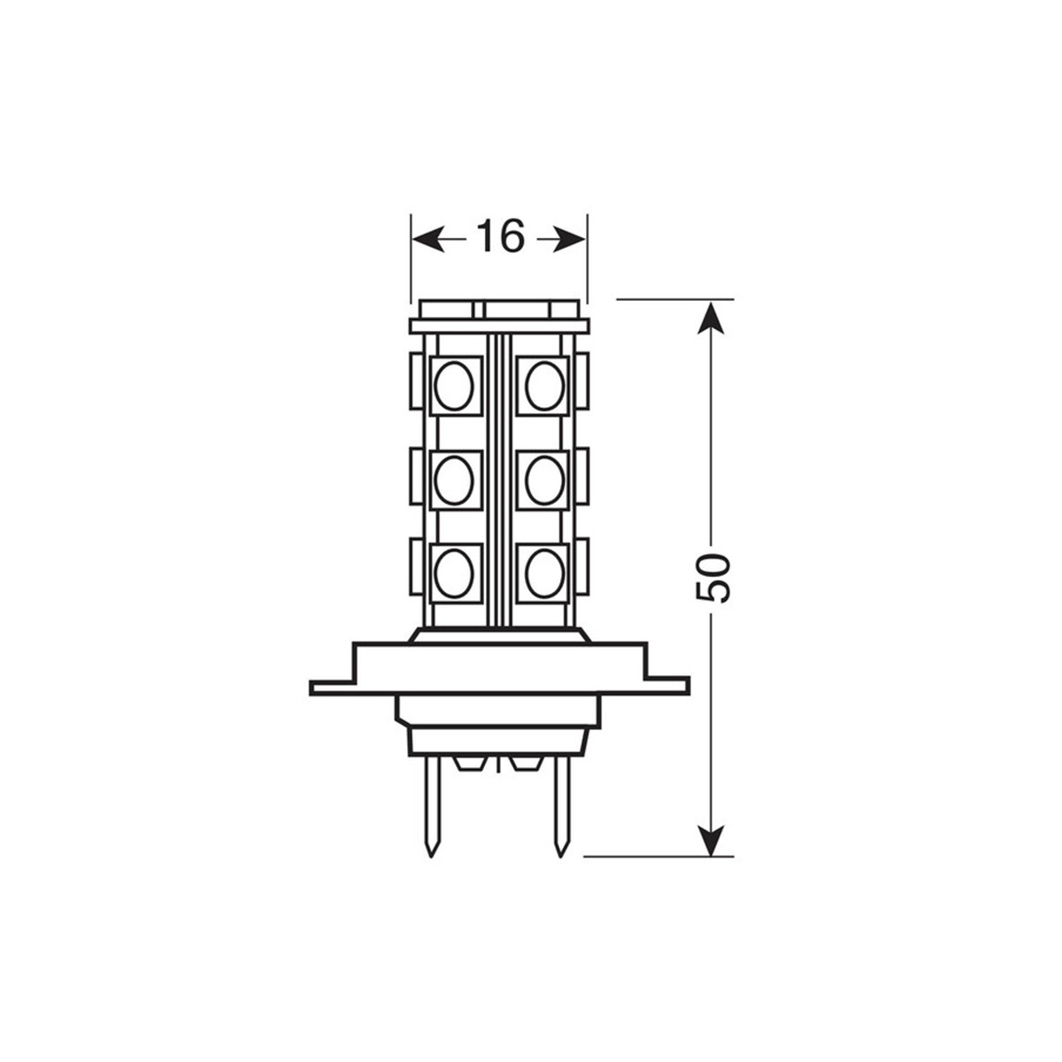 SIJ 58512 12V H-7 HYPER LED PAR 