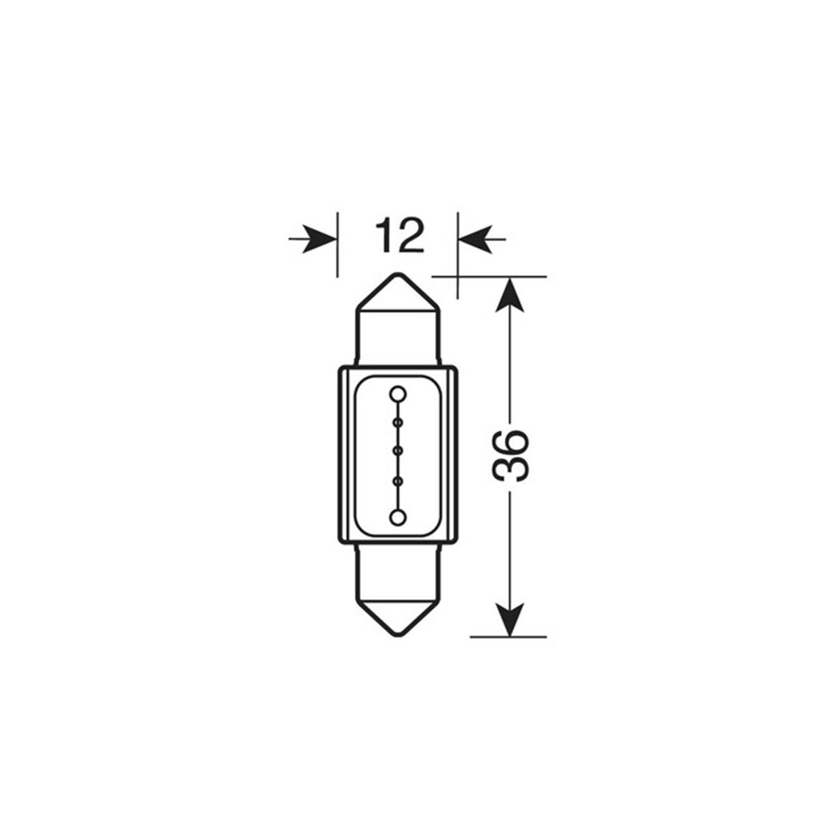 SIJ LED 58419 12V 5W SULF MEGA LED 