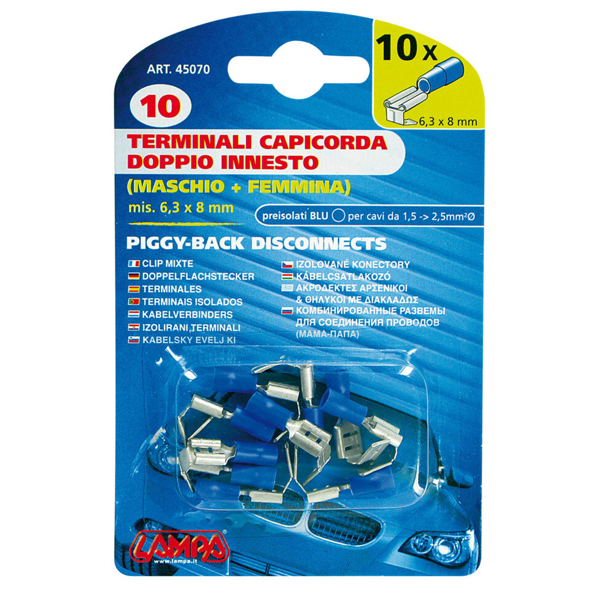 BUKS ZEN 45070 SET 10KOM 6.3X08 M 