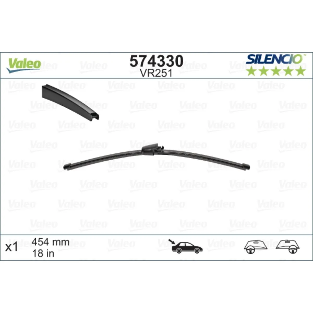 METL ZAD VM251 574330 (119503) VALEO SILENCIO 