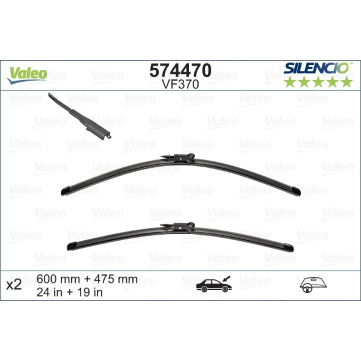 METL VM370 574470 600/475 VALEO SILENCIO 