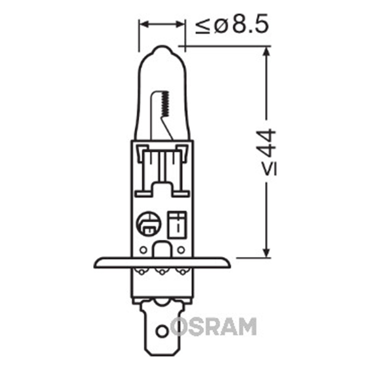 SIJAL 24V/ H1 64155-01B 70W P14,5S BLI1 OSRAM 
