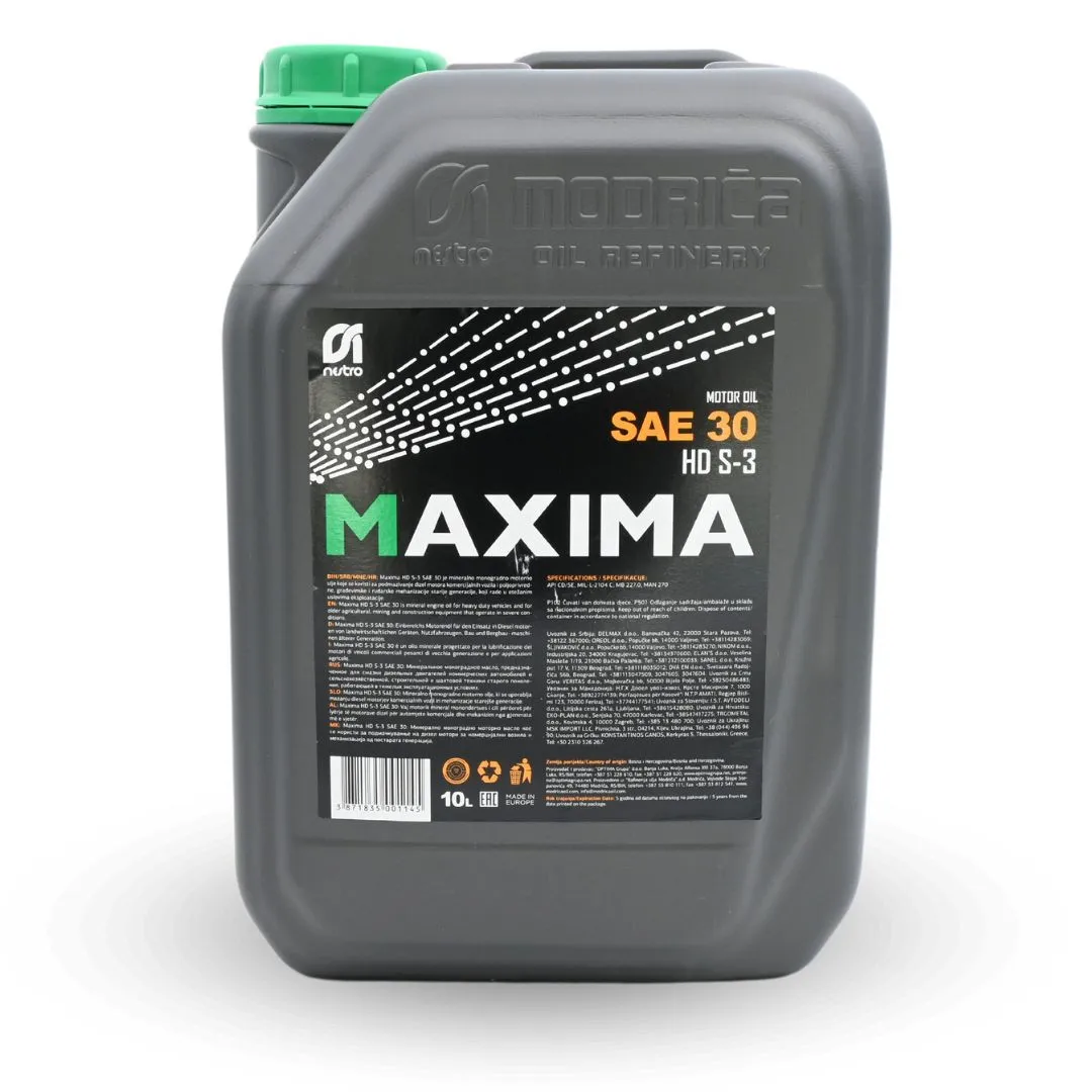 OPTIMA MAX HD-S SAE30 10/1 