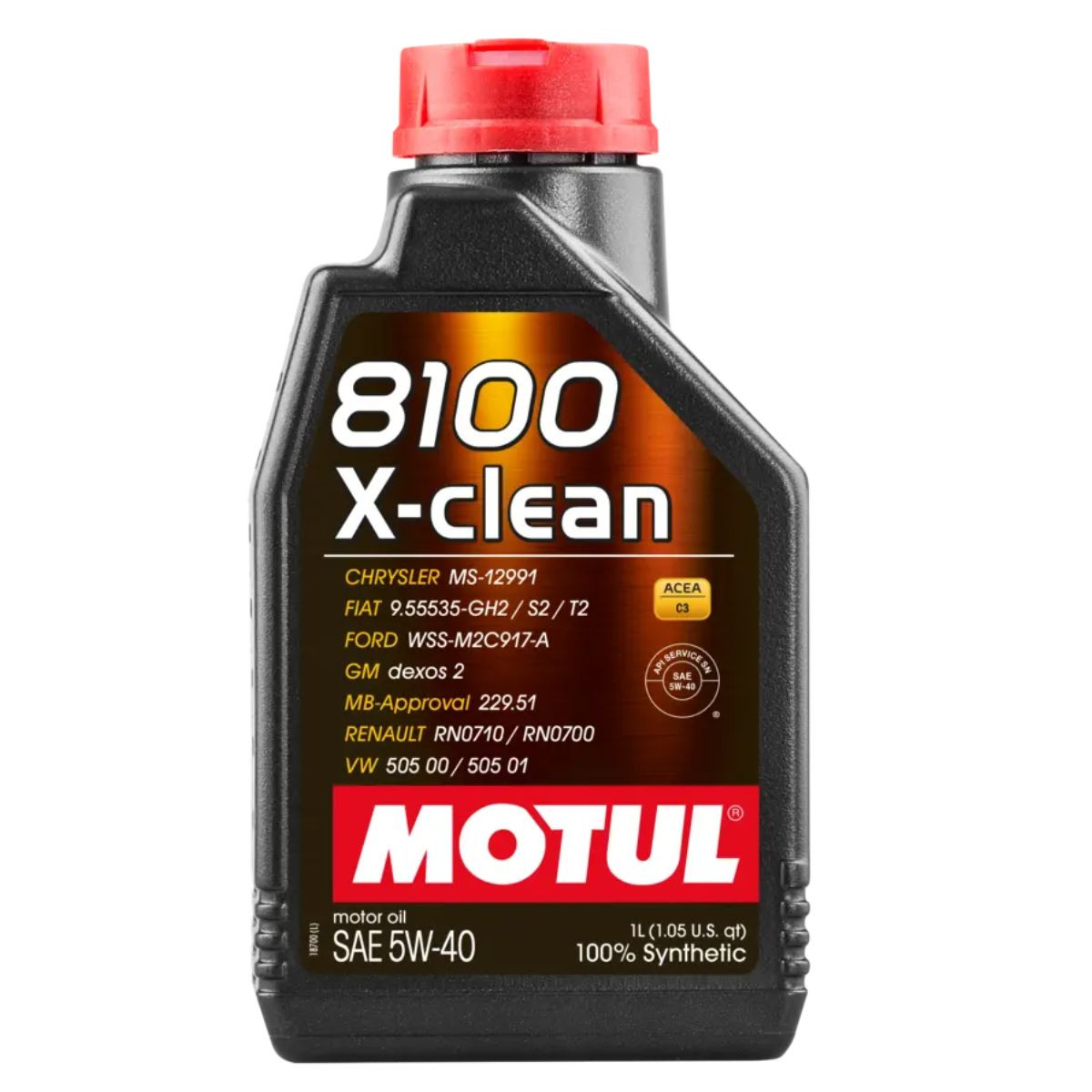 MOTUL 8100 X-CLEAN 5W40 1/1 