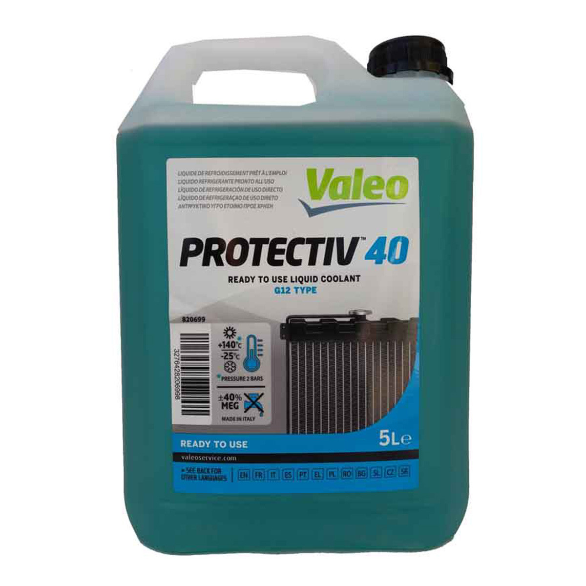 ANTIFRIZ VALEO 40% 5/1 820699 = (820121) PROTECTIV G12 