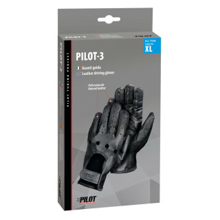 RUKAVICE ZA VOZNJU 71426 PILOT LAMPA CRNE - XL- 