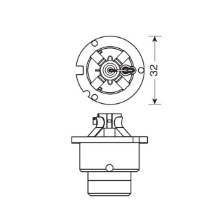 SIJAL D2S 35W XENON 58258 ( 66240 ) LAMPA 