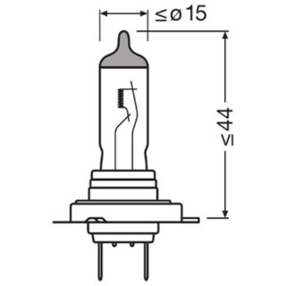 SIJAL 24/ H7 64215TSP 70W PX26D FS1 OSRAM 