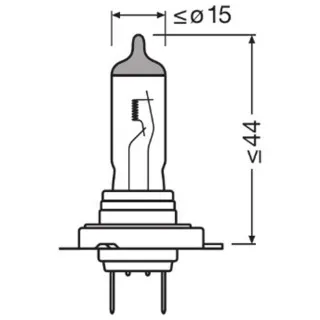 SIJAL 24/ H7 64215TSP 70W PX26D FS1 OSRAM 