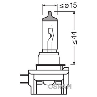 SIJAL 12/ H11B 64241 55W PGJY19-2 FS1 OSRAM 