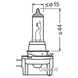 SIJAL 12/ H8B 64242 35W PGJY19-1 FS1 OSRAM 