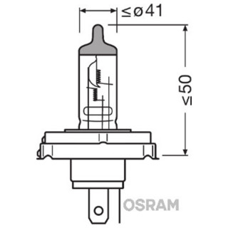 SIJAL 12/ R2 64183-01B 45/40W P45t BLI1 OSRAM 