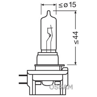 SIJAL 12/ HB9 64243 65W PGJY19-5 FS1 OSRAM 