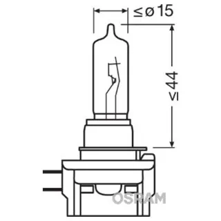 SIJAL 12/ HB9 64243 65W PGJY19-5 FS1 OSRAM 