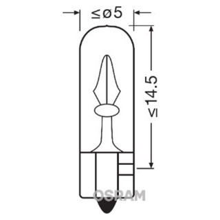 SIJAL 12/ W2W 2722 2W W2X4,6D OSRAM 