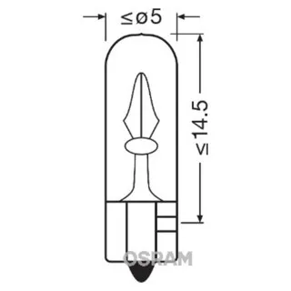 SIJAL 12/ W2W 2722 2W W2X4,6D OSRAM 