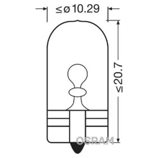 SIJAL 12/ W6W 2886X 6W W2,1x9.5d UNV1 OSRAM 
