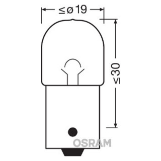 SIJAL PAR 12/ R5W 5007ULT-02B 5W BA15S BLI2 OSRAM 