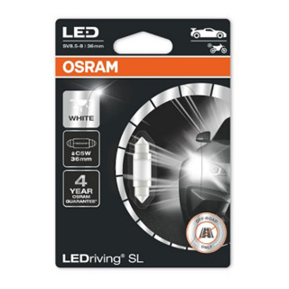 SIJAL LED 12/ C5W 6418DWP-1BL (01B) = 6498CW-01B 1W SV8,5-8 6000K OSRAM ( ECO ) 
