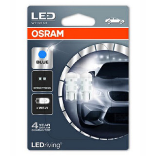 SIJAL PAR LED 12/ W5W 2880BL-02B 0.5W W2,1x9,5D PLAVA OSRAM 