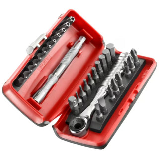 SET BITOVA R.PEJ31 SA KRCKALICOM 1/4'' (RAVNI,PH,PZ,TORX,IMBUS) 31 DEO (ABS KUTIJA) FACOM 