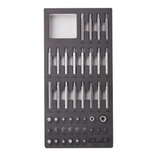 SET - MODUL BITOVA OS6000 KRATKI-DUGI 10 MM (IMBUS,PZ,TORX,XZN) 43 DELA CLAS 