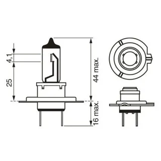 SIJ 12V 55W H7 1987302071 (  ) PURE LIGHT BOSCH 