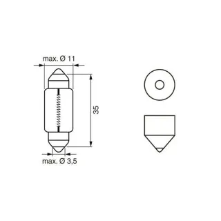 SIJ 12V C5W 1987302810 SULFIDNA (  ) ECO BOSCH 
