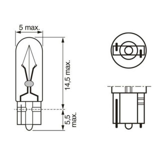 SIJ 12V 1.2W 1987302824 UBODNA ( 17037 ) ECO BOSCH 