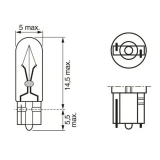 SIJ 12V 1.2W 1987302824 UBODNA ( 17037 ) ECO BOSCH 