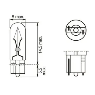 SIJ 12V 2W 1987302218 (  ) PURE LIGHT BOSCH 