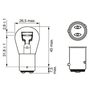 SIJ 12V P21/4W 1987302813 (  ) ECO BOSCH 