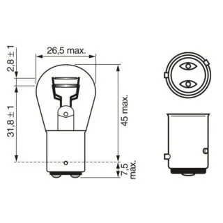 SIJ 12V P21/4W 1987302813 (  ) ECO BOSCH 