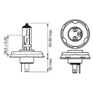 SIJ 12V R2H 1987302021 (  ) PURE LIGHT BOSCH 