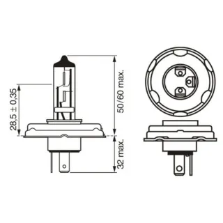 SIJ 12V R2H 1987302021 (  ) PURE LIGHT BOSCH 