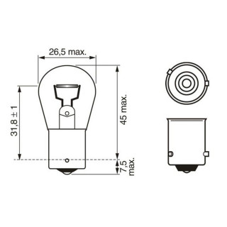 SIJ 12V 21W 1987302213 ZUTA (  ) PURE LIGHT BOSCH 
