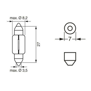 SIJ 12V 3W SULFID 1987302226 (  ) PURE LIGHT BOSCH 
