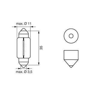 SIJ 12V C5W SULFID 1987301060 (  ) LONG LIFE X2 BOSCH 
