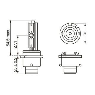 SIJ D2S 35W XENON 1987302904 (  ) BOSCH 