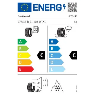 CONTI 275/35X21 103W XL FR WINTERCONTACT TS 860 S CC73 