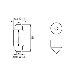 SIJAL 24/ C5W 24 MM SULFIDNA SV8,5-8 1987302507 ( ) BOSCH 