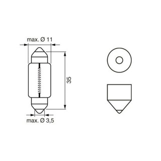 SIJAL 24/ C5W 24 MM SULFIDNA SV8,5-8 1987302507 ( ) BOSCH 